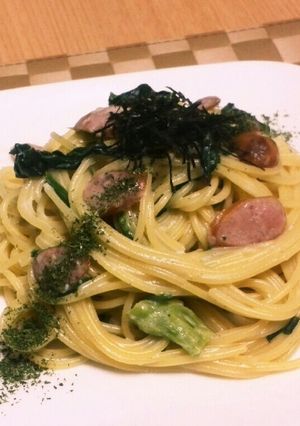 ほうれん草とウィンナーのクリームパスタ-レシピのメイン写真