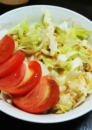 暑い日や金欠に！節約サラダうどん-レシピのメイン写真