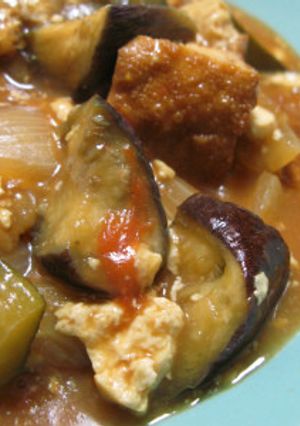 厚揚げと夏野菜のカレー風味煮-レシピのメイン写真