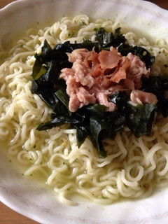 梅とツナのさっぱり塩ラーメン-レシピのメイン写真