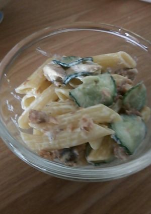 簡単♪魚の味付け缶でマカロニサラダ-レシピのメイン写真