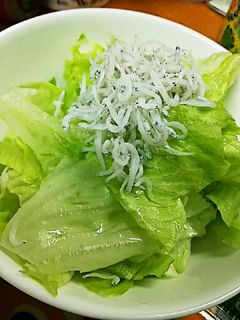 簡単!!レタスとしらすのサラダ-レシピのメイン写真