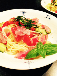 ☆今が旬!!夏野菜in♡冷製パスタ♡-レシピのメイン写真