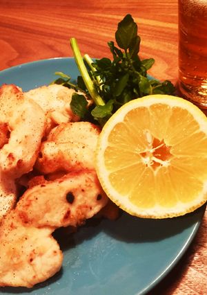 揚げない鳥むね肉のニンニク風味フリット-レシピのメイン写真