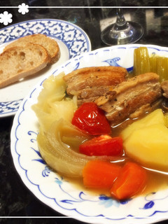 ごろごろ野菜と豚バラ肉のポトフ-レシピのメイン写真