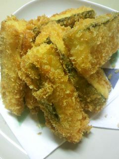 簡単揚げ物*ズッキーニのフライ。-レシピのメイン写真