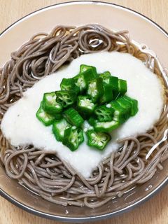 ぶっかけとろろそば♪-レシピのメイン写真