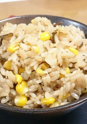 とうもろこしの簡単すぎ炊き込みご飯!-レシピのメイン写真