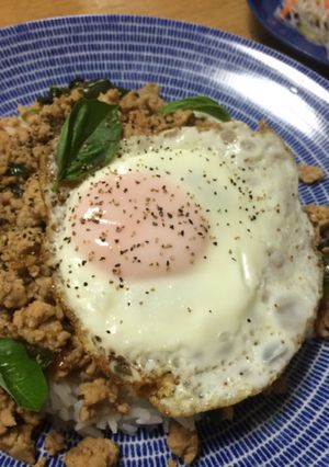 バジルとピーマン大量消費!ガパオライス-レシピのメイン写真