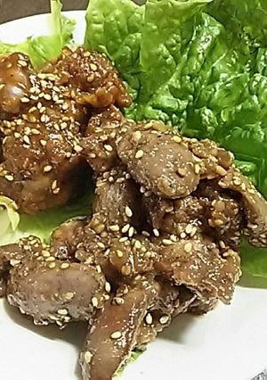 レバーの甘辛味噌和え-レシピのメイン写真