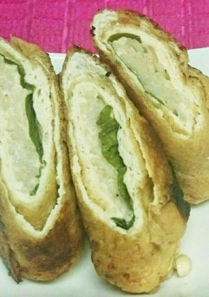 湯葉とえのき茸の油揚げ巻き-レシピのメイン写真