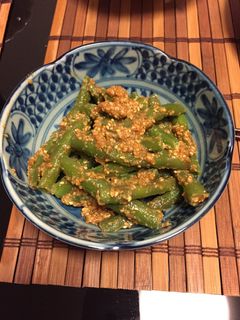 簡単!いんげんの胡麻和え-レシピのメイン写真