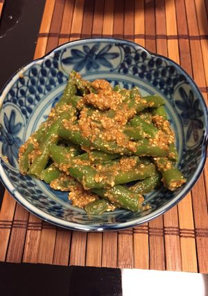 簡単!いんげんの胡麻和え-レシピのメイン写真