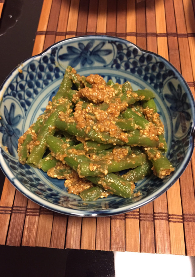 簡単！いんげんの胡麻和え-レシピのメイン写真