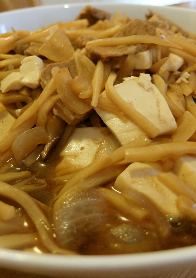 竹の子と椎茸の甜麺醤炒め-レシピのメイン写真