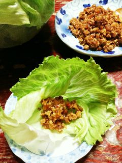 肉みそのレタス包み⭐-レシピのメイン写真