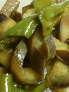 基本の和食45 茄子とピーマンの油炒め煮-レシピのメイン写真