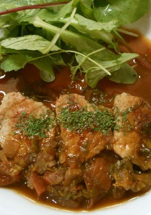 簡単 豚ヒレ肉の ソテー! トマトソース-レシピのメイン写真