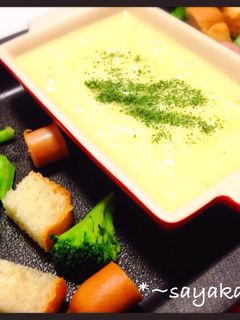 簡単、おもてなし料理に!チーズフォンデュ-レシピのメイン写真