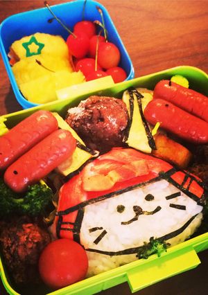 キャラ弁＊ゆるキャラ＊ひこにゃん-レシピのメイン写真
