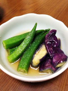 【簡単・時短】ナスとオクラの煮浸し-レシピのメイン写真