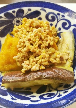 ~南瓜と茄子のそぼろ煮~-レシピのメイン写真