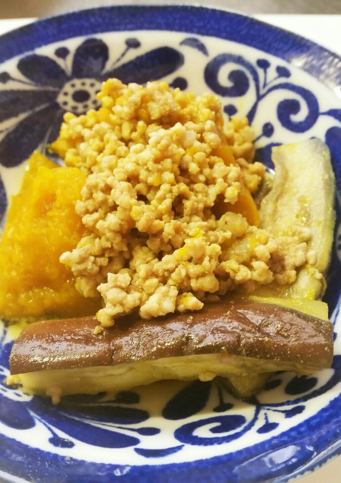 ~南瓜と茄子のそぼろ煮~-レシピのメイン写真