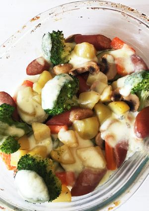 モッツァレラチーズと野菜のオーブン焼き-レシピのメイン写真