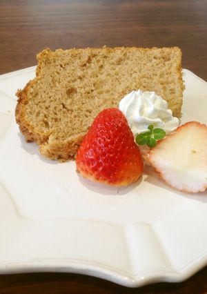 ほうじ茶シフォン-レシピのメイン写真