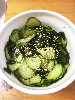 簡単 きゅうりとわかめの酢の物-レシピのメイン写真