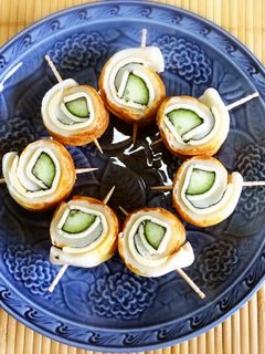 お弁当&おつまみに☆クルクル竹輪-レシピのメイン写真