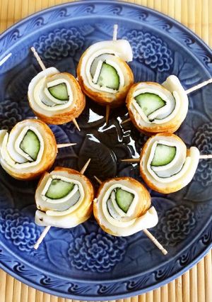 お弁当&おつまみに☆クルクル竹輪-レシピのメイン写真