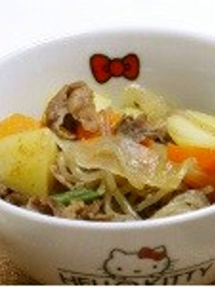 ごま油で風味良し♪簡単肉じゃが☆-レシピのメイン写真