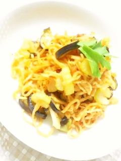 切り干し大根とセロリ茄子のトマトパスタ風-レシピのメイン写真