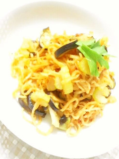 切り干し大根とセロリ茄子のトマトパスタ風-レシピのメイン写真
