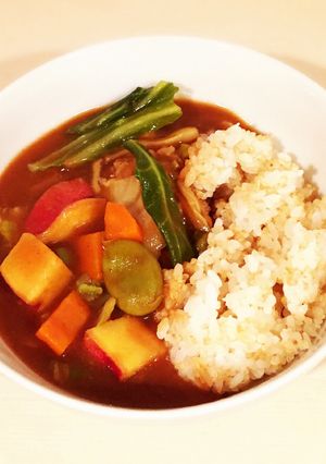 さつま芋でアーユルヴェーダのベジカレー-レシピのメイン写真