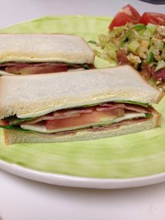 大葉&ベーコン&チーズ&トマトのサンド-レシピのメイン写真