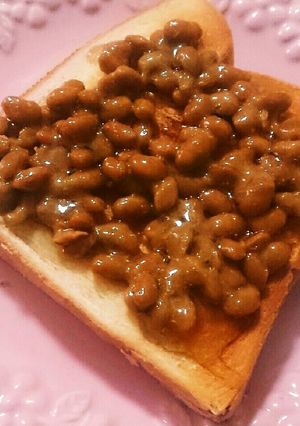 意外な組合せ！はちみつなっトースト-レシピのメイン写真