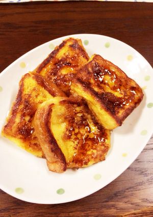 ひと工夫☆カリフワフレンチトースト-レシピのメイン写真
