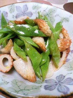お弁当に♪ちくわといんげんのバター炒め-レシピのメイン写真
