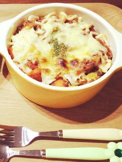 いつもとは違う味で、、、ミートグラタン♪-レシピのメイン写真