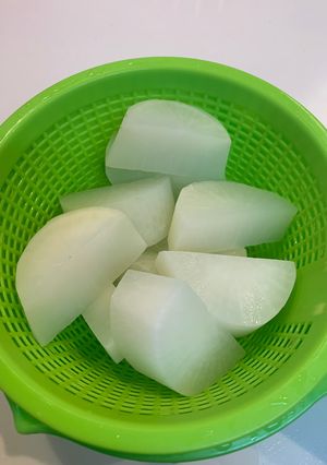 おでん用⭐︎大根の下茹で　レンジde時短-レシピのメイン写真