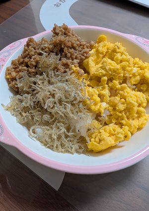 カリカリじゃこ梅そぼろ丼-レシピのメイン写真