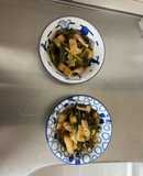 簡単小松菜とうすあげの煮浸し