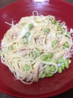 枝豆とシーチキンのパスタ-レシピのメイン写真