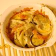 たっぷり野菜とチキンのチーズ焼き