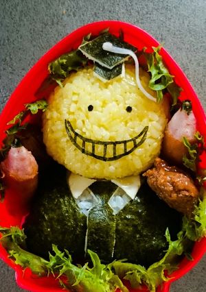 簡単！キャラ弁☆暗殺教室☆殺せんせー-レシピのメイン写真