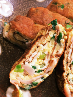 お弁当にも♡ハムと青ねぎの卵焼き-レシピのメイン写真