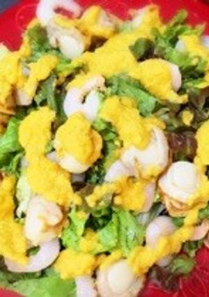 海鮮サラダ❤︎簡単特性ドレッシング-レシピのメイン写真