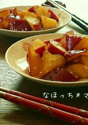 フライパン1つde揚げない大学芋-レシピのメイン写真